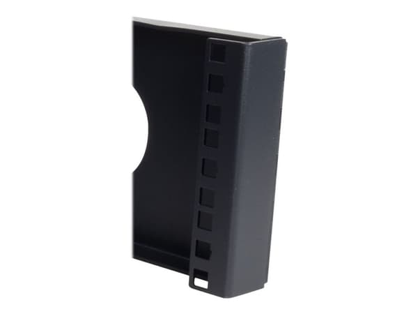 Inter-Tech - Fästessats (horisontell) - väggmontering - RAL 9005 - 3U - 19"