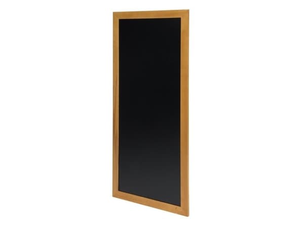 Securit® lang tavle af gummitræ i teak (M)