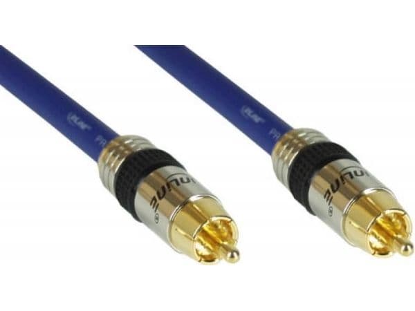 InLine 89805P, RCA, RCA, 5 m, Blå
