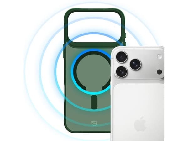 3mk Smoke MagCase til iPhone 17 Pro Max - grønn