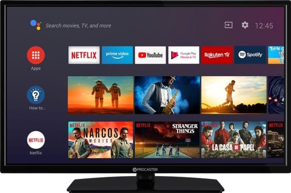 ProCaster LE-32A552H 32" HD Ready Android LED-TV 12V