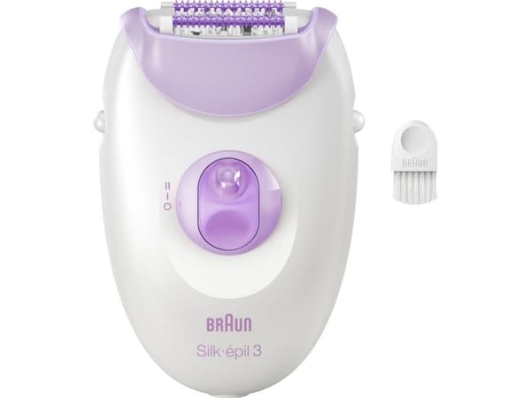 Braun Silk-épil 3 3-000 vit-violett epilator