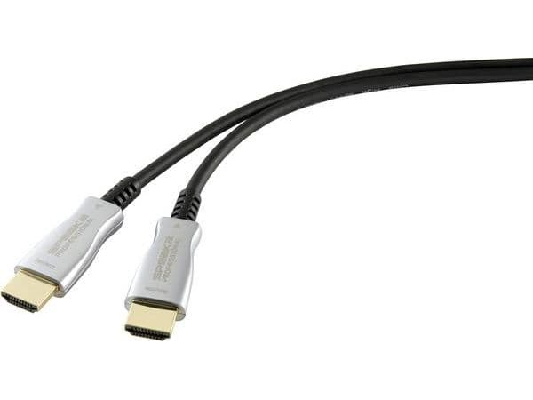 SpeaKa Professional SP-9019352, 30 m, HDMI Type A (Standard), HDMI Type A (Standard), Sort