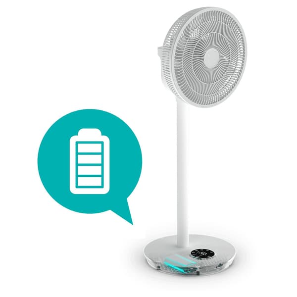 Duux Whisper Flex 2 hvit med batteri