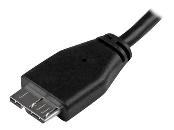 StarTech 2m 6ft Slim USB 3.0 A to Micro B Cable M/M - Mobile Charge Sync USB 3.0 Micro B Cable for Smartphones and Tablets (USB3AUB2MS) - USB-kabel...