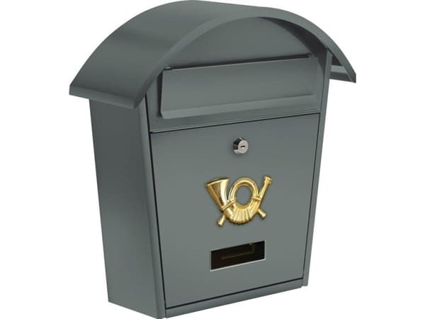 Vorel postkasse 380x320x105 mm grå 78586