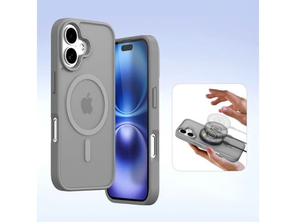 Dux Ducis Lawa Lærveske til iPhone 16 - Grå