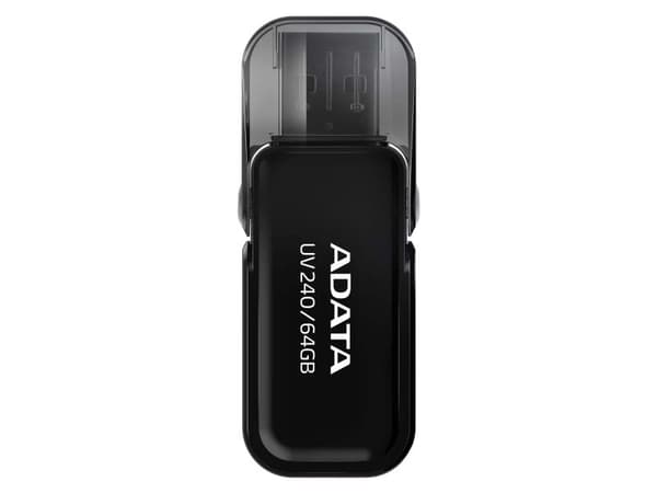 ADATA UV240 - USB flashdrive - 64 GB - USB 2.0 - sort