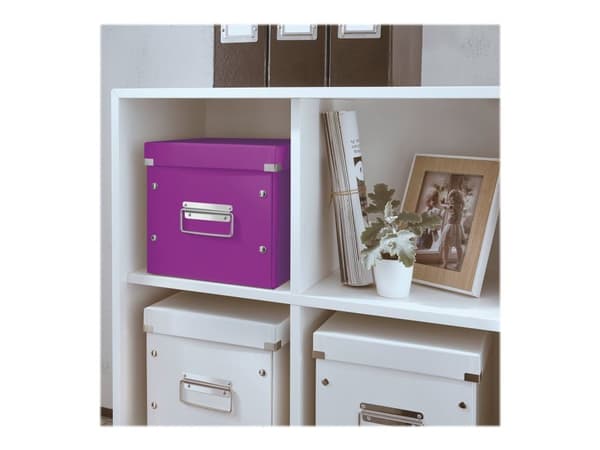 Leitz Click & Store Cube Medium - Lagerboks - purpur
