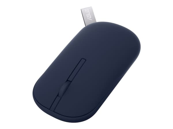 ASUS MD100, Molempikätinen, Optinen, RF Wireless + Bluetooth, 1600 DPI, Sininen