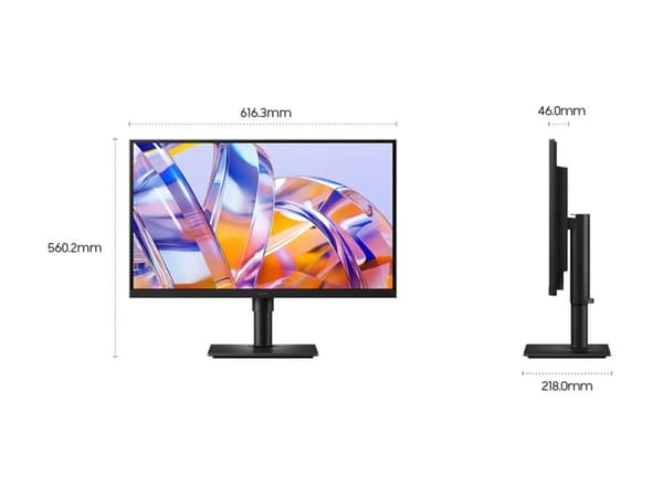 Samsung - LED-skärm - 27" - 3840 x 2160 4K - IPS - 5 ms