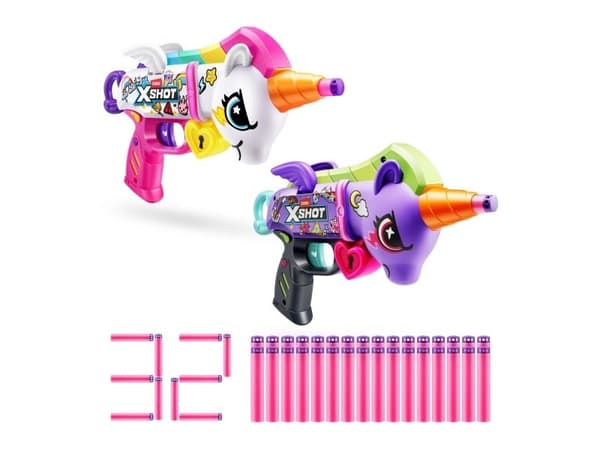 XSHOT Blastercorn White and Purple Pack