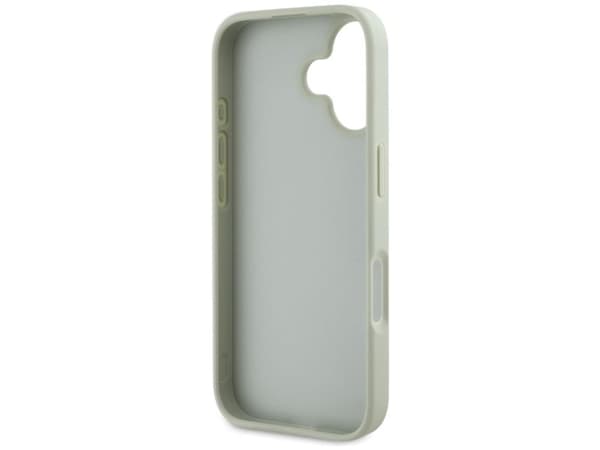 Guess Grained Big 4G Logo Small Classic Logo iPhone 16-skal - grön