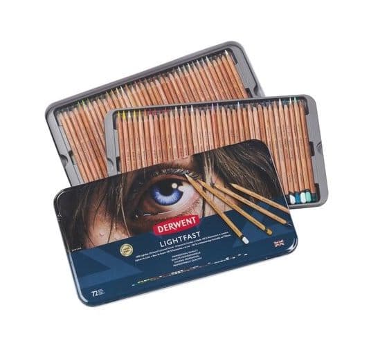 Derwent blyerts Lightfast tinbox pk/72