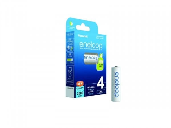 Panasonic eneloop BK-3MCDE - Batteri 4 x AA-type - NiMH - (ladbare) - 2000 mAh