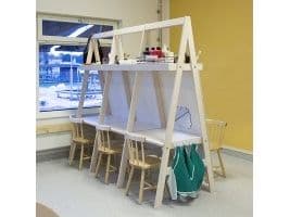 Maler staffeli Zinket, 2 moduler