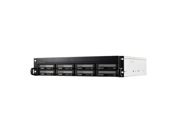 TerraMaster U8-500 PLUS filserver, 2U 8-bay NAS, 10-core, 16GB DDR5, diskless