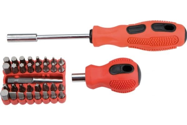 Top Tools skrutrekkerbits + 2 holdere 35 deler - 39D456