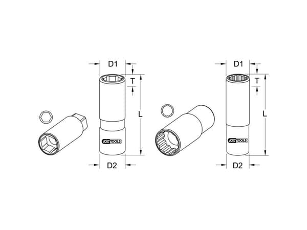 KS Tools toppnøkkel 9181206 21 mm