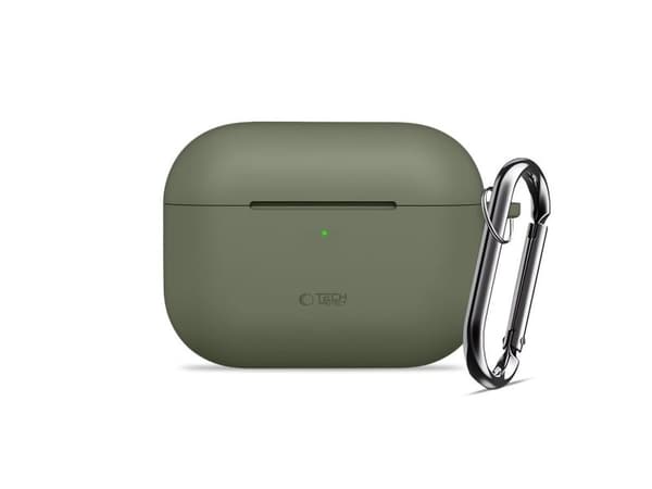 TECH-PROTECT SILICONE HOOK APPLE AIRPODS PRO 3 OLIVE GREEN