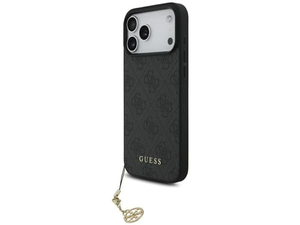 Guess 4G Charms Collection MagSafe case for iPhone 17 Pro Max - black