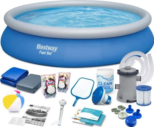 Bestway Fast Set poolset 457 x 84 cm m/filter och pump