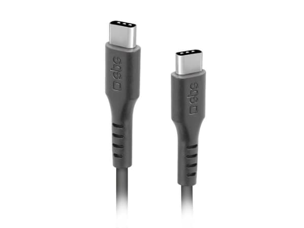 SBS TECABLETCC3M USB-C till USB-C-kabel 3 m - svart