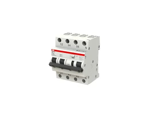 ABB DS203NC, Dvärgbrytare, Typ A, IP2X