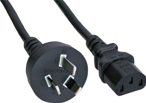 InLine B-16652D, 1,8 m, Strömkontakt typ I, C13 coupler
