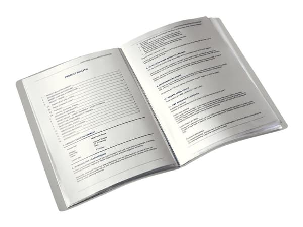 Esittelykirja Leitz Style PP 20 taskua punainen - (10 kpl)