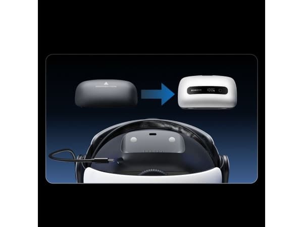 BoboVR M3-huvudrem till Meta Quest 3 / 3S – vit