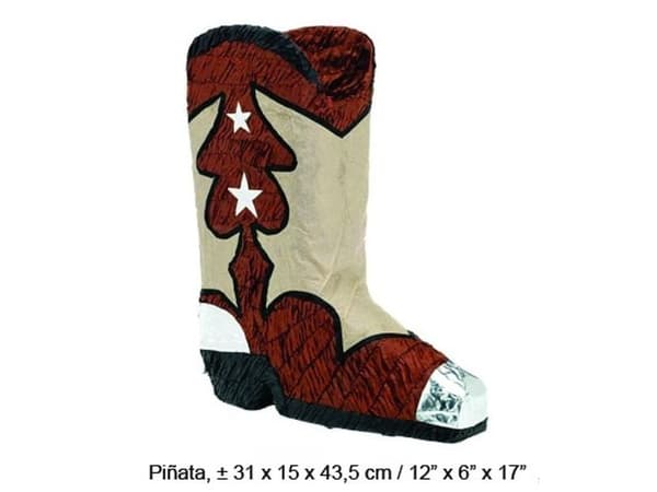 Cowboystøvle pinata
