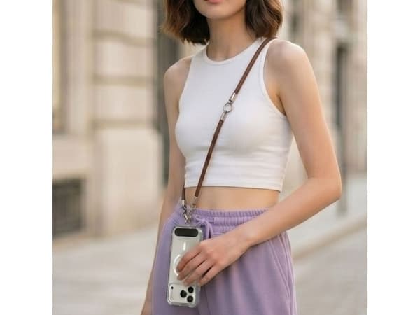 4kom.pl TECH-PROTECT C10S rope crossbody & wrist valnøtt/titan