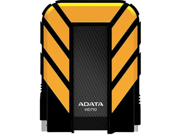ADATA HD710P - Hårddisk - 2 TB - extern (portabel) - 2.5" - USB 3.1 - gul