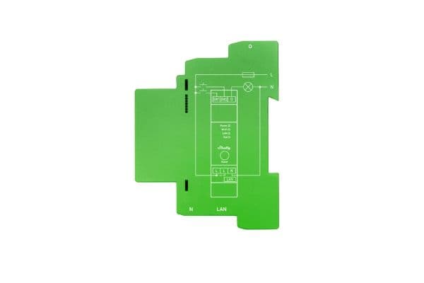 Shelly Pro Dimmer 1PM - WiFi-tavlelysdemper, 200W