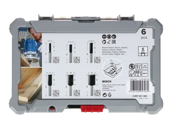 Bosch OVERFRASER SET HM 6MM 6 PALAA