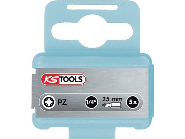 KS Tools kryssbits PZ 3 rustfritt stål V2A 6,3 5 stk