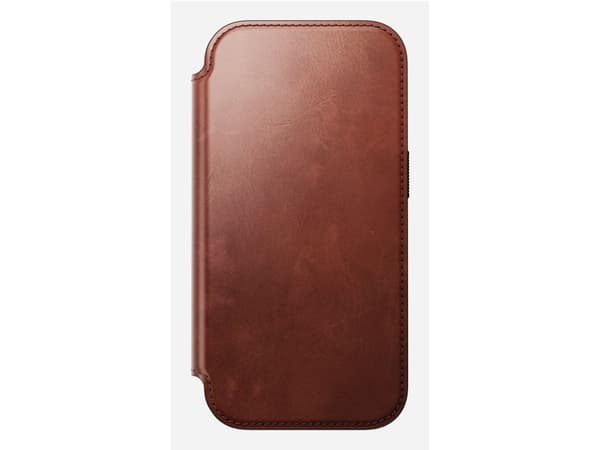 Nomad Modern Leather Folio, Folio, Apple, iPhone 17 Pro, 16 cm (6.3"), Brun