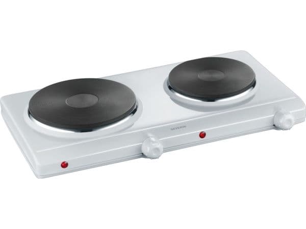 SEVERIN DK 1042 - Elektrisk kokplatta - 2.5 kW - vit