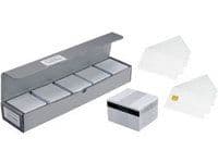 Evolis Classic Blank Cards - Polyvinylklorid - 20 mil - vit - 100 kort kort (paket om 5) - för Evolis Dualys Basic, Dualys Mag ISO, Pebble Basic, P...