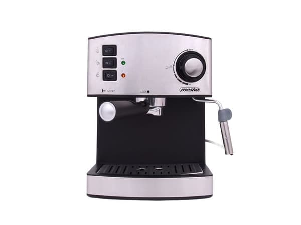 Mesko Home MS 4403, Espressomaskin, 1,6 l, Malt kaffe, 850 W, Sort, Grå