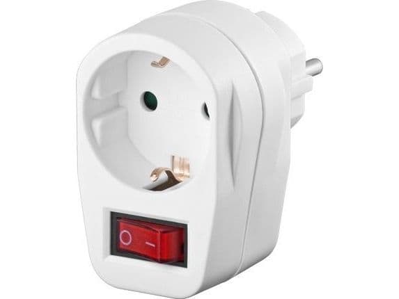 Microconnect GRUTIMER2, 1 AC-utgångar, C7 coupler, 230 V, C4 coupler, Vit, 90 g