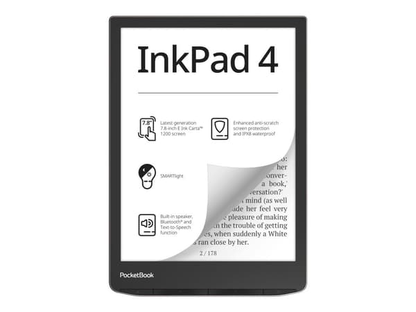 PocketBook InkPad 4 - e-kirjan lukulaite