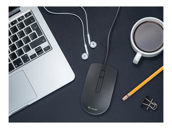 Mus Tracer TRACER OFFI Black USB