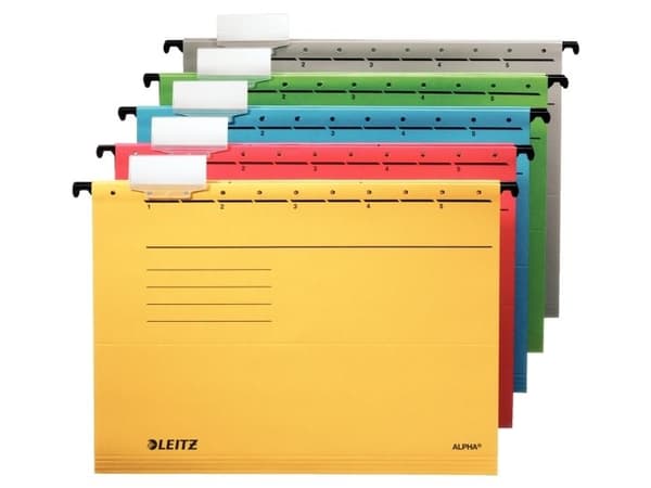 LEITZ hengemapper ALPHA® 1985 gul