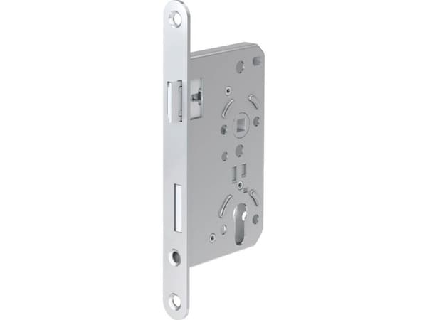 BASI 9810-6521, Mortise-lås, Sølv
