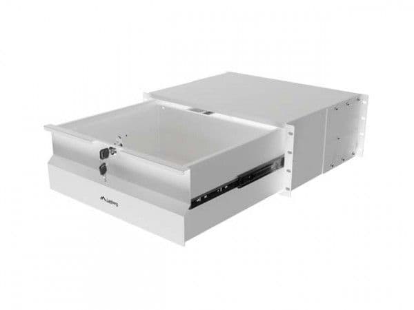 Lanberg 19" låda till rack 4U 360 mm grå