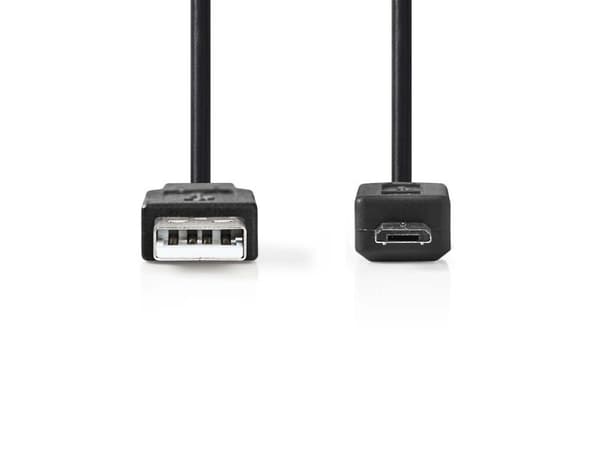 Nedis CCGB60500BK10, 1 m, USB A, Micro-USB B, USB 2.0, 0,48 Gbit/s, Sort