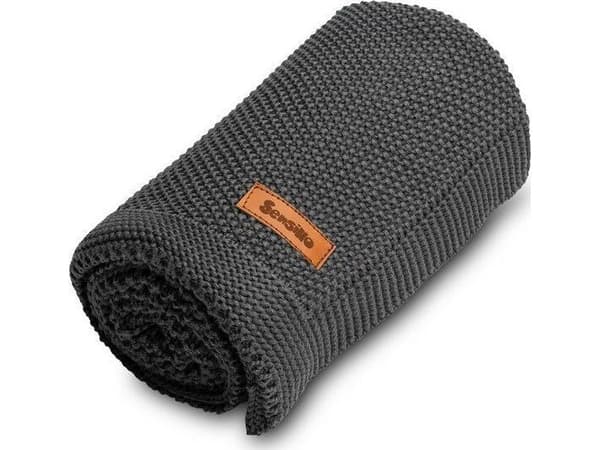 Sensillo Bomullsblankett 100X80 GRAPHITE 4325/6821
