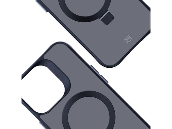 3MK Smoke Case til iPhone 15 Pro Max med MagSafe & stativ